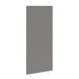 Berkfield Pleated Blind Anthracite 85X200 Cm Fabric Width 84.4 Cm Polyester - thumbnail 4