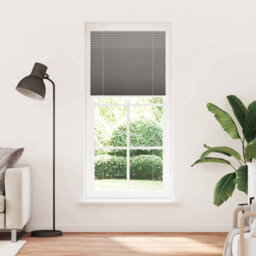 Berkfield Pleated Blind Anthracite 85X200 Cm Fabric Width 84.4 Cm Polyester - thumbnail 2