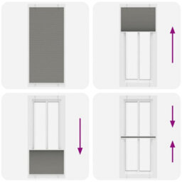 Berkfield Pleated Blind Anthracite 85X200 Cm Fabric Width 84.4 Cm Polyester - thumbnail 7