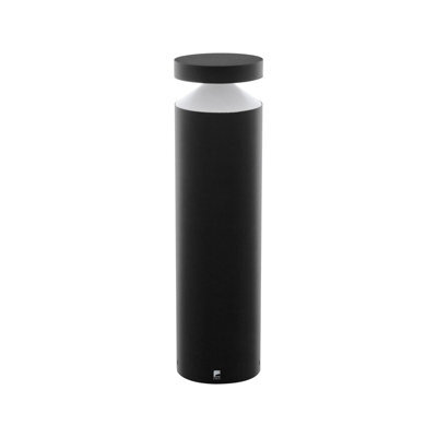 Ip44 Black Cast Aluminium Outdoor Pedestal Light With Built-In 11W Led - image 1