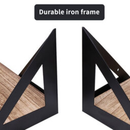 Fativo  3X Corner Wall Shelves Industrial Wood Floating Shelf For Souvenirs Ornaments Der - thumbnail 7