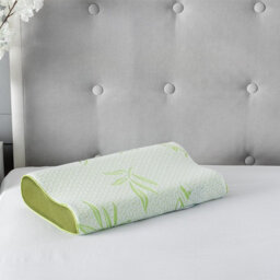 Small Bamboo Memory Foam Contour Neck Support Orthopaedic Pillow - thumbnail 6