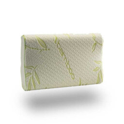 Small Bamboo Memory Foam Contour Neck Support Orthopaedic Pillow - thumbnail 1