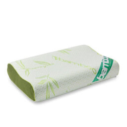 Small Bamboo Memory Foam Contour Neck Support Orthopaedic Pillow - thumbnail 3