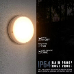 Modern Led Wall Lights Round Sconce Ip54 Indoor/outdoor Light Fixture - thumbnail 3