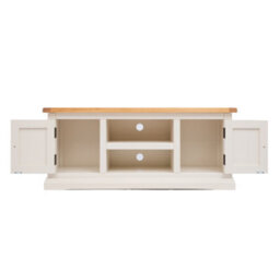 Cabinet Bits Castelli Off White 2 Door Tv Cabinet Wood Knob - thumbnail 4