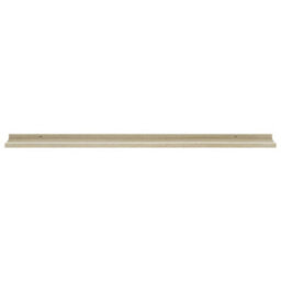Berkfield Wall Shelves 2 Pcs White And Sonoma Oak 115X9X3 Cm - thumbnail 5