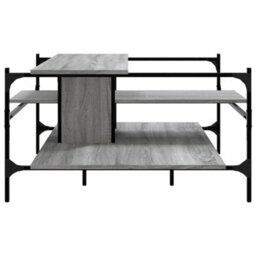 Walplus Coffee Table Grey Sonoma 100X100X48.5 Cm Engineered Wood - thumbnail 6