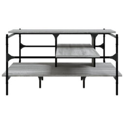 Walplus Coffee Table Grey Sonoma 100X100X48.5 Cm Engineered Wood - thumbnail 5