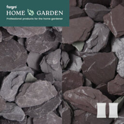 Fargro Home and Garden Fargro™ Home And Garden Decorative Blue Slate Chippings 40mm - 2 X 20Kg Bags For Borders, Ground Cover & Feature Landscaping - thumbnail 1
