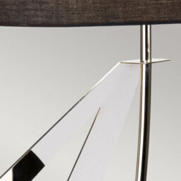 Elstead Lighting Ribbon 1Lt Table Lamp Finish: Polished Nickel Wired: 1X60W E27 220-240V 50Hz - thumbnail 3