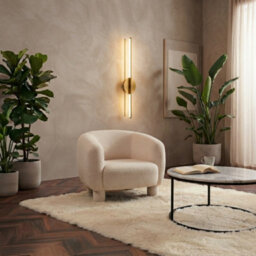 1Pc 60Cm Gold Led Wall Light Battery Not Include - thumbnail 5
