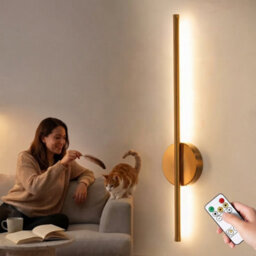 1Pc 60Cm Gold Led Wall Light Battery Not Include - thumbnail 4