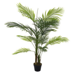 Living And Home Artificial Palm Tree Fake Plant Indoor Plant House Plant In Black Pot 150 Cm - thumbnail 3