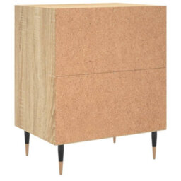 Berkfield Bedside Cabinets 2 Pcs Sonoma Oak 40X30X50 Cm Engineered Wood - thumbnail 7