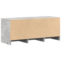 Berkfield Sturdy Tv Cabinet With Led Concrete Grey 97X34X40 Cm Engineered Wood - thumbnail 8