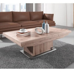 Furniture in Fashion Elgin Extending Wooden Coffee In To Dining Table In Sonoma Oak - thumbnail 2
