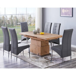 Furniture in Fashion Elgin Extending Wooden Coffee In To Dining Table In Sonoma Oak - thumbnail 7