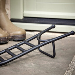 Dibor Traditional Style Iron Outdoor Garden Black Boot Jack Shoe Scraper H7 X L35.5 X D11.5Cm - thumbnail 4