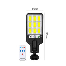 4 Pack Solar Led Pir Motion Sensor Wall Lights With Remote - thumbnail 4