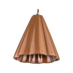Edit Iris Ceramic Ceiling Pendant Light Terracota - thumbnail 4