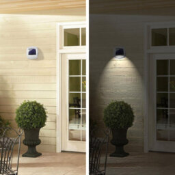 Taylor & Brown 2 Pack Solar Fence Lights, 8 Led Decorative Wireless Garden Solar Lights Weatherproof Outdoor Fence Lamps - thumbnail 5