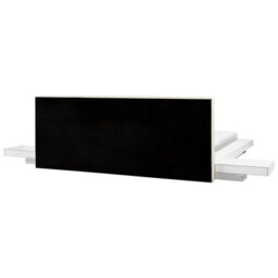 Beliani Bed With Led Faux Leather Zen 180 X 200 Cm (Eu Super King) White - thumbnail 6