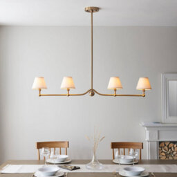 Loops Stylish 2 Pack Vintage Pendant Lights With Aged Brass Finish - thumbnail 2