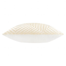 Paoletti Evoke Cut Velvet Cushion Cover, Ivory, 55 X 55Cm - thumbnail 3