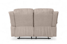 Fabric Beige 2 Seater Recliner Sofa Varesa - thumbnail 6