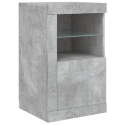 Vidaxl Sideboard With Led Lights Concrete Grey 163X37X67 Cm - thumbnail 9