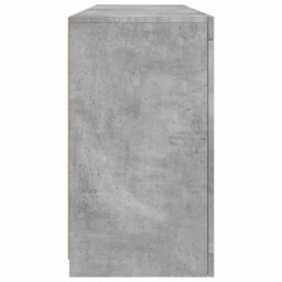 Vidaxl Sideboard With Led Lights Concrete Grey 163X37X67 Cm - thumbnail 7
