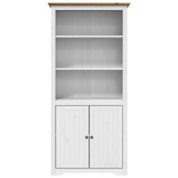 Vidaxl Bookcase Bodo White And Brown 80X40X172 Cm Solid Wood Pine Bookcases - thumbnail 3
