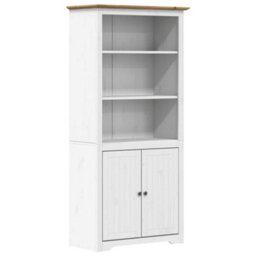 Vidaxl Bookcase Bodo White And Brown 80X40X172 Cm Solid Wood Pine Bookcases - thumbnail 2