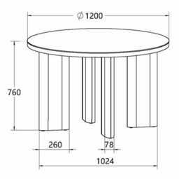 Xample Bentley Designs Alisa Round Sintered Stone Dining Table With 4 Grey Bouclé Swivel Chairs Matte White Top & Black Oak Legs - thumbnail 3