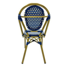 Blue Paris Bistro Chairs Cafe & Garden Chair Be Furniture - thumbnail 6