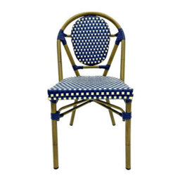 Blue Paris Bistro Chairs Cafe & Garden Chair Be Furniture - thumbnail 4