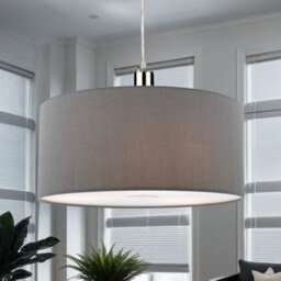 Pagazzi Lighting Pagazzi Matilda Grey Easy Fit Pendant Shade - thumbnail 1