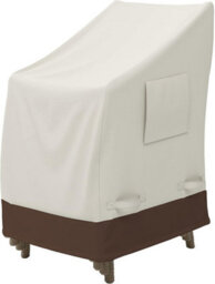 Protective Cover For High-Back Garden Chair, Beige Light Brown, 1-Pack 119.38 X 71.12 91.44 Cm - thumbnail 1