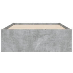 Berkfield Bed Frame With Drawers Without Mattress Concrete Grey 90X190 Cm Single - thumbnail 6