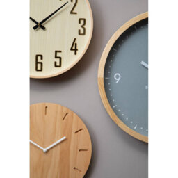 Orsina Rustic Natural Wood Effect Wall Clock, Contemporary Wall Clock, Precised Time Keeping  Wall Clock For Outdoor - thumbnail 5