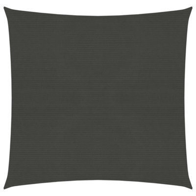 Berkfield Sunshade Sail 160 G/m2 Anthracite 4.5X4.5 M Hdpe - image 1