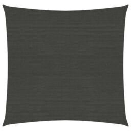 Berkfield Sunshade Sail 160 G/m2 Anthracite 4.5X4.5 M Hdpe - thumbnail 1