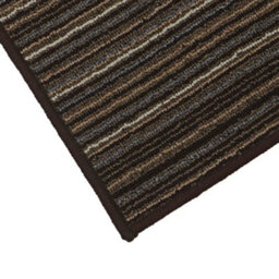 Jvl Arona Machine Washable Latex Backed Runner Doormat, 57X150Cm, Brown - thumbnail 2