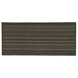 Jvl Arona Machine Washable Latex Backed Runner Doormat, 57X150Cm, Brown - thumbnail 1