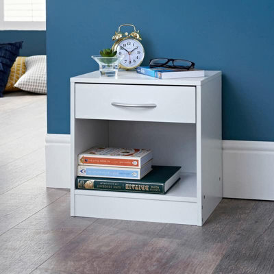 Spot On Dealz Bedside Table Small Side Table Living Room Tables End Cabinet Furniture Bedroom Indoor Storage - image 1