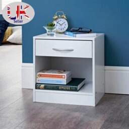 Spot On Dealz Bedside Table Small Side Table Living Room Tables End Cabinet Furniture Bedroom Indoor Storage - thumbnail 7