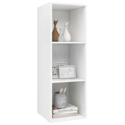 Berkfield Wall-Mounted Tv Cabinet White 37X37X107 Cm Engineered Wood - thumbnail 3