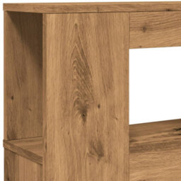 Berkfield Led Headboard Artisan Oak 120X18.5X103.5 Cm Engineered Wood - thumbnail 9
