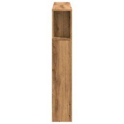 Berkfield Led Headboard Artisan Oak 120X18.5X103.5 Cm Engineered Wood - thumbnail 7
